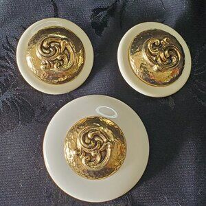 From Italy For Ultradesign Levy-Martell Clip Earrings Brooch Pin Set Vintage